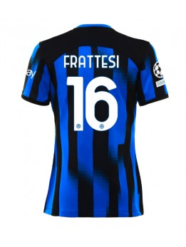 Inter Milan Davide Frattesi #16 Heimtrikot für Frauen 2023-24 Kurzarm